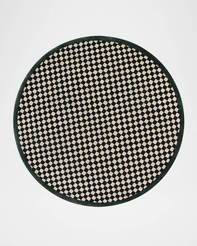 Check It Out Emerald Rug, 6' Round